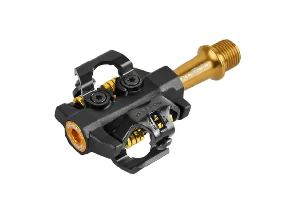 X-pedo CXR Pro SPD clipless pedals black/gold Ti