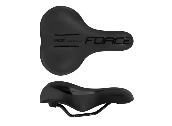 Force Comfort Gel Lady women's touring saddle black