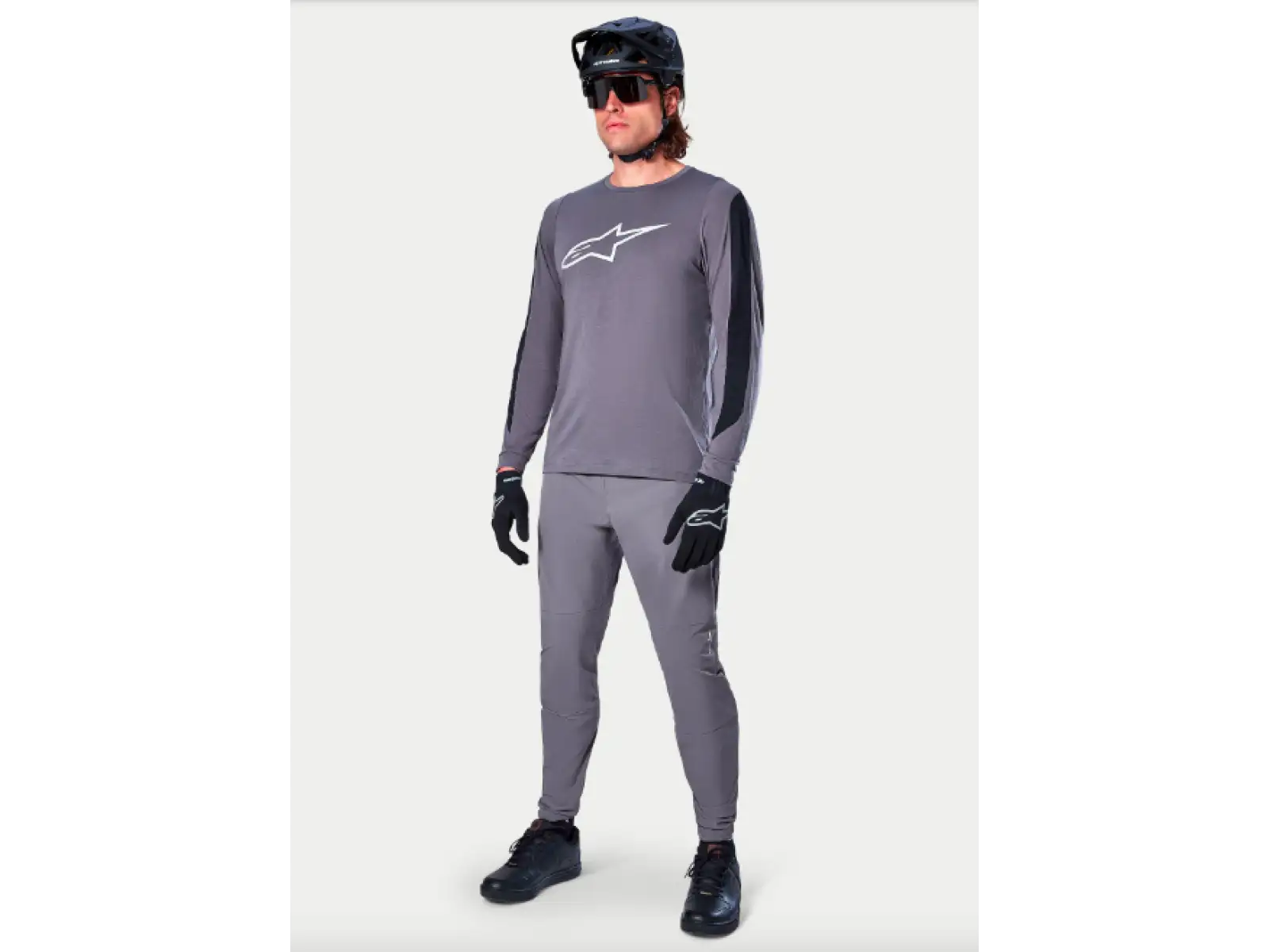 Alpinestars A-Dura Dri Astar men's jersey long sleeve Dark Grey