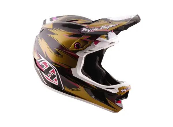 Troy Lee Designs D4 Carbon MIPS Cyclops helmet Gold