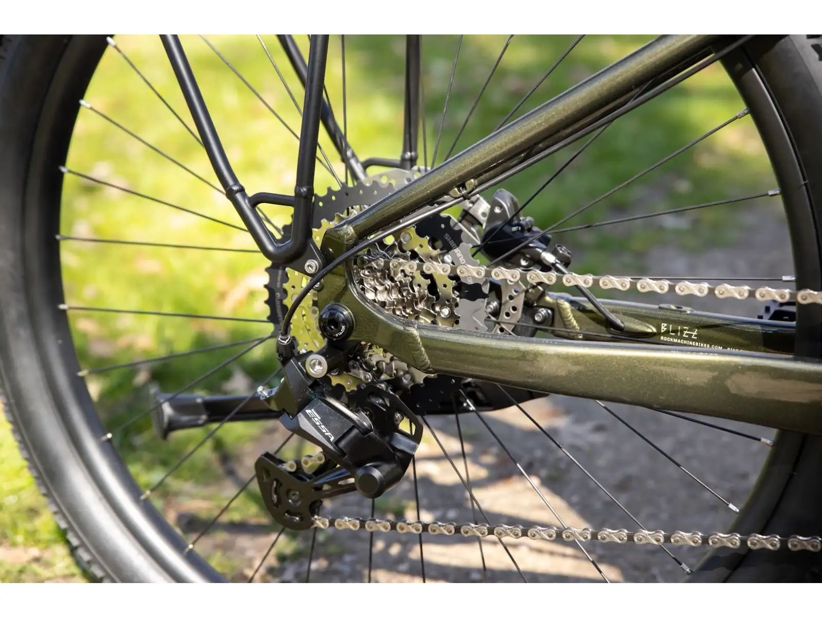 Rock Machine eBlizz B70T mountain e-bike Gloss Dark Forest