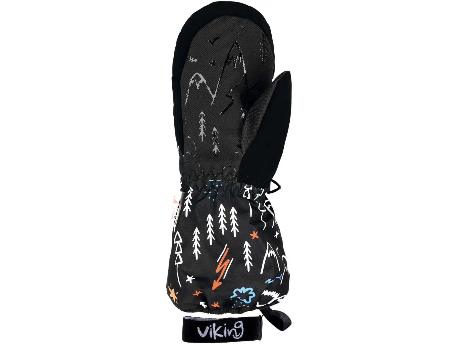 Viking Snoppy children's gloves black