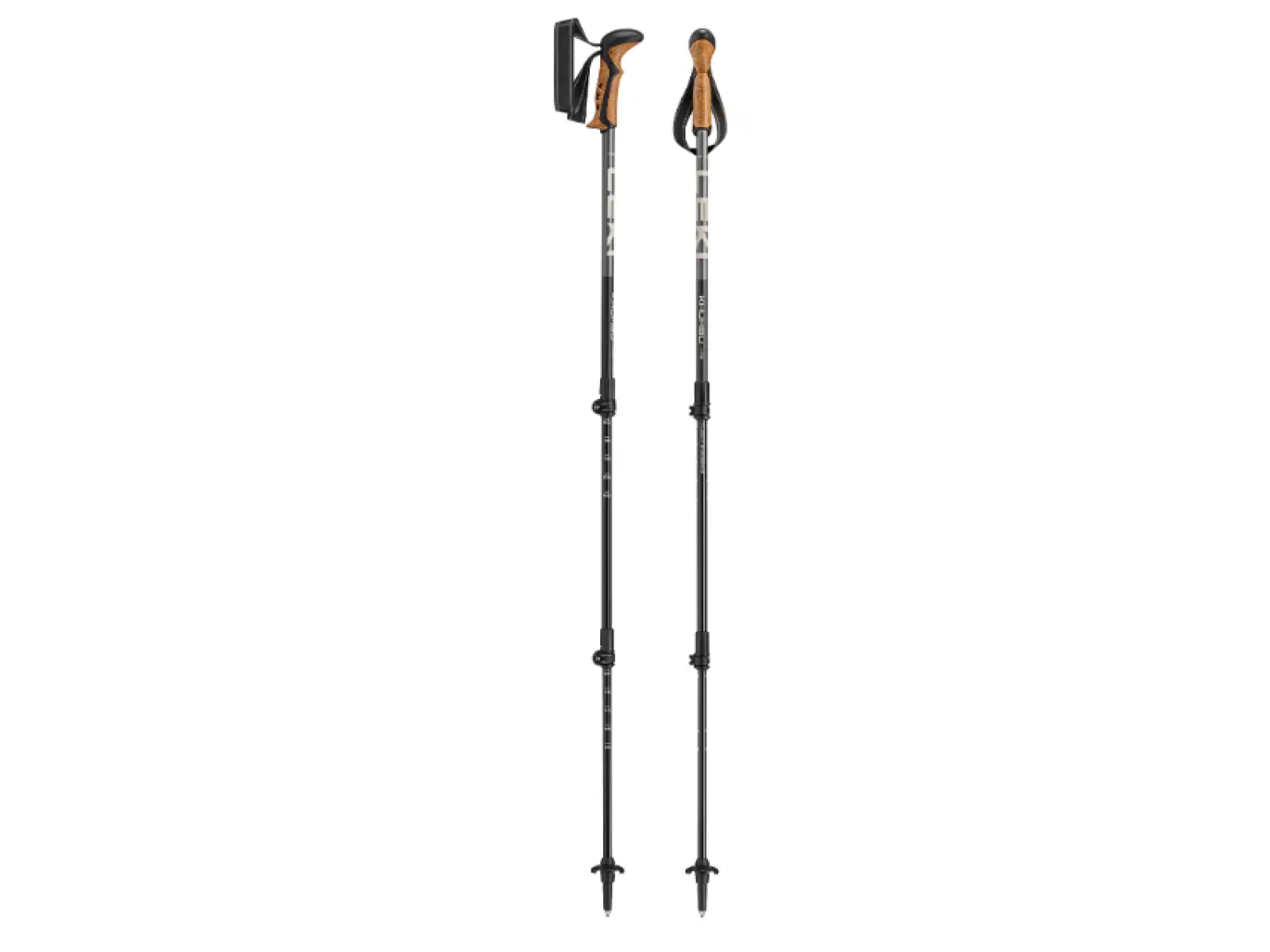 Khumbu Lite trekking poles black-pale clay light-dark anthracite