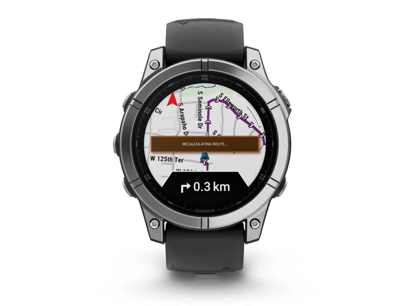 Garmin fenix E - 47 mm AMOLED smart watch Slate Grey Steel