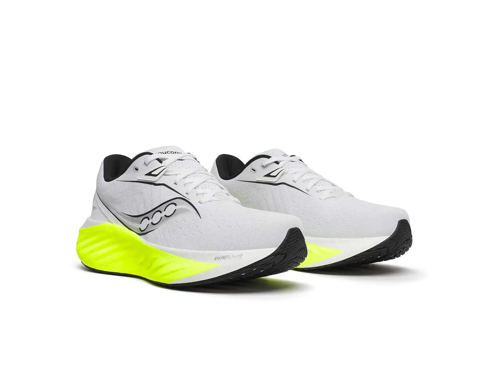 Saucony Triumph 22 men's running shoes White/Citron