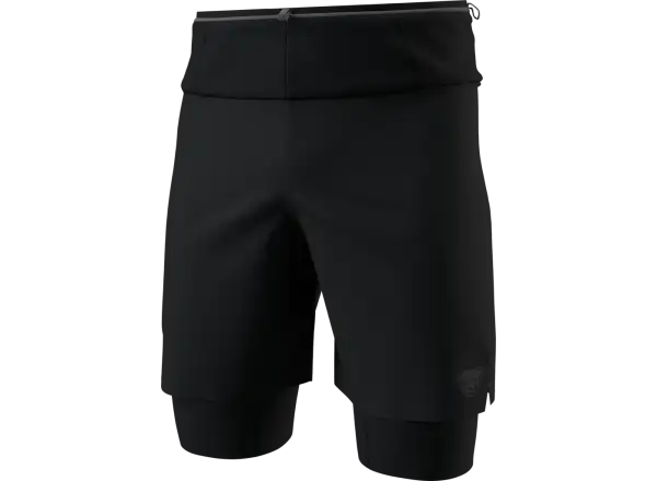 Dynafit Ultra 2in1 men's running shorts Black Out