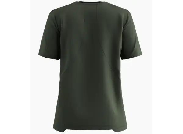Salewa Puez AM Hyb women's shirt short sleeve Dark Olive