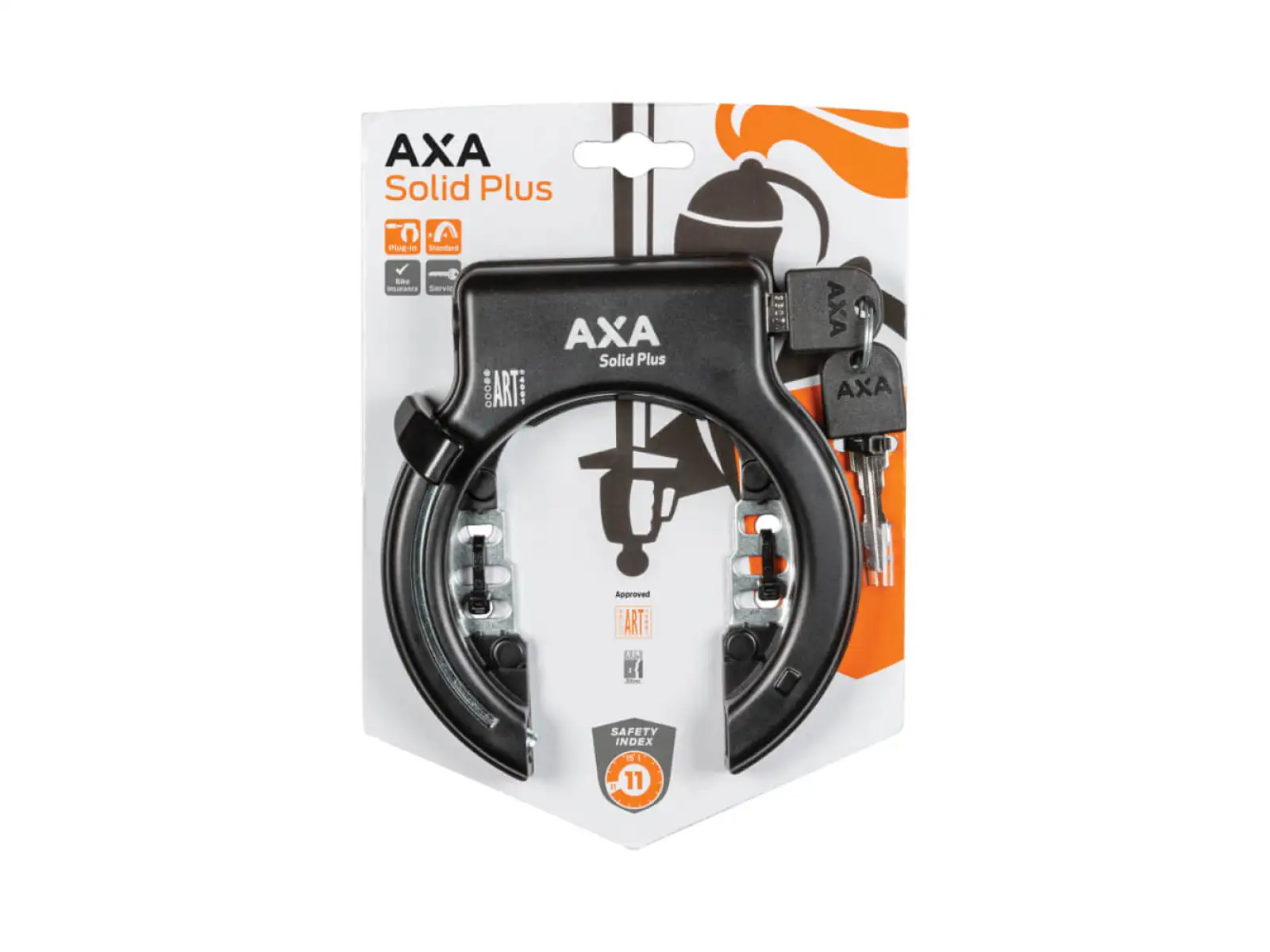 AXA Solid Plus lock black