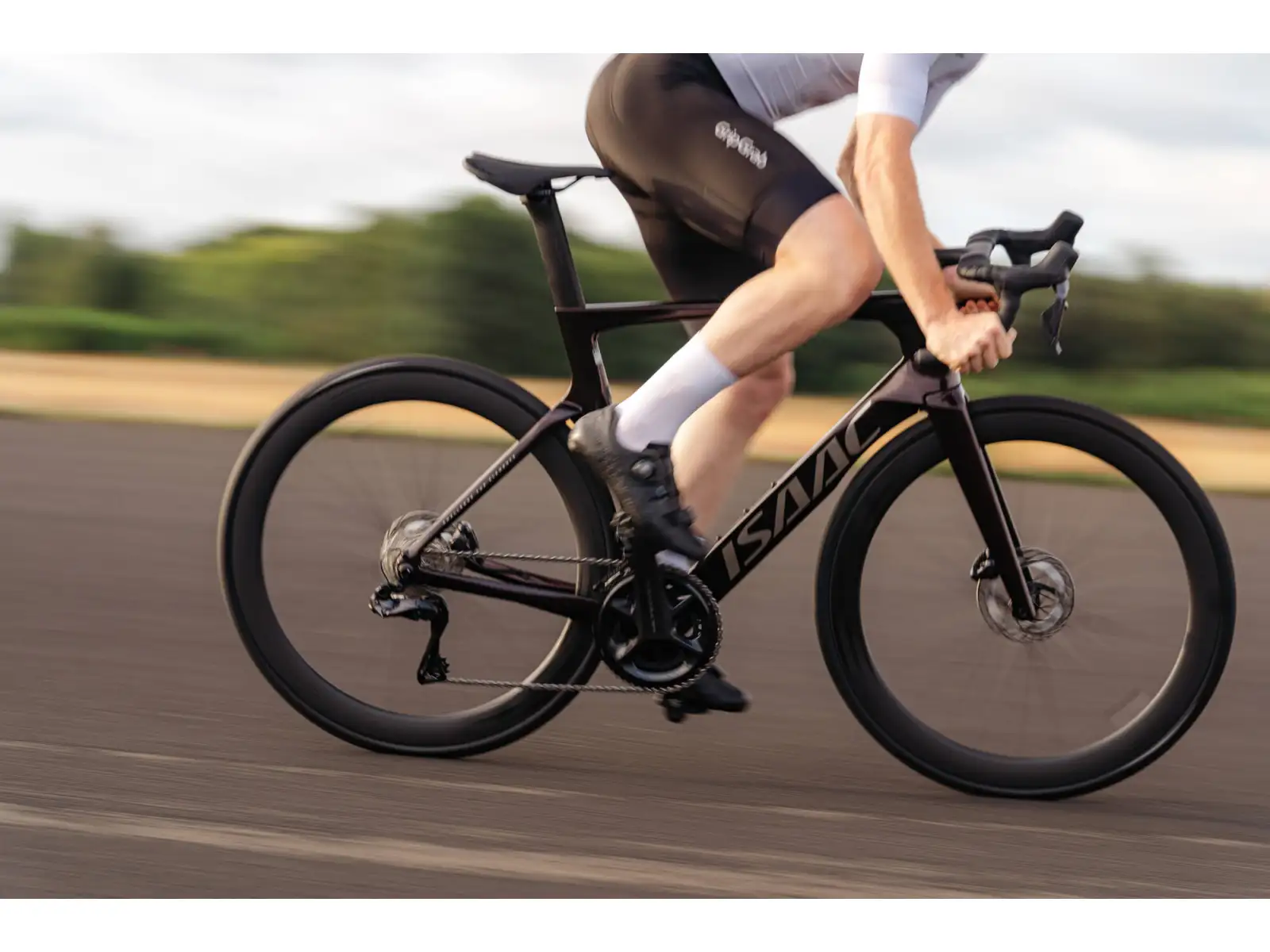Isaac Meson DuraAce Di2 road bike Ruby Red