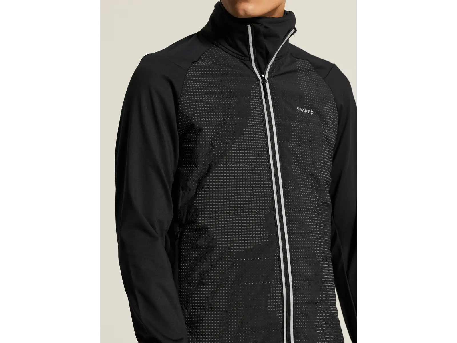 CRAFT SubZ Lumen men's running jacket black