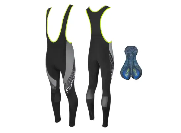 Force F58 pants with braces and padding black/grey