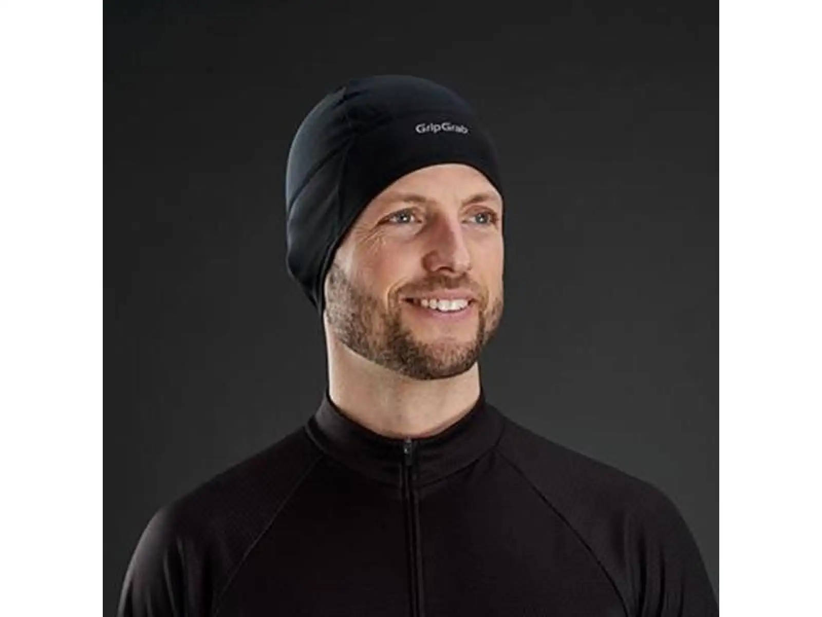 Grip Grab Thermal Skull cycling cap black