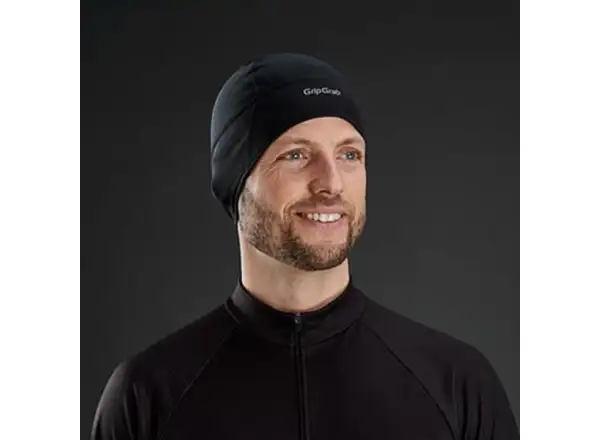 Grip Grab Thermal Skull cycling cap black
