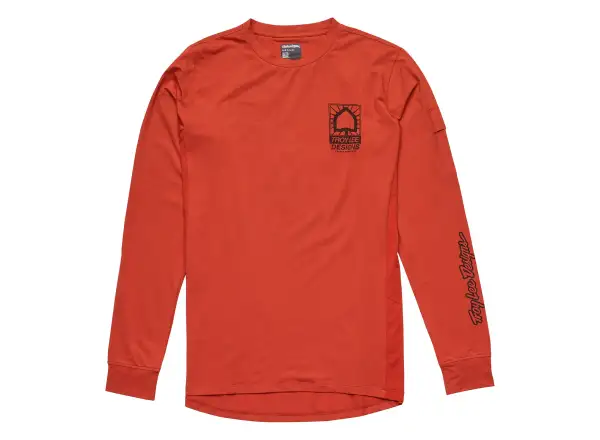 Troy Lee Designs Ruckus Ride Tee Create To Destroy men's jersey long sleeve Brick
