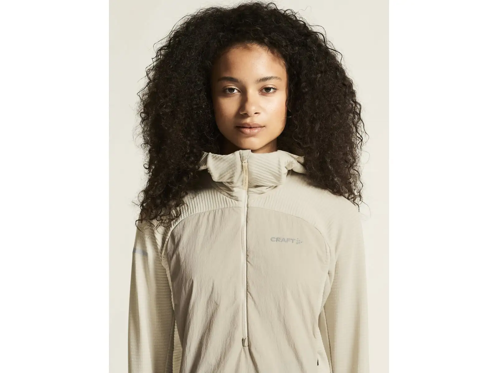 Craft SubZ Light Hood women's jacket beige
