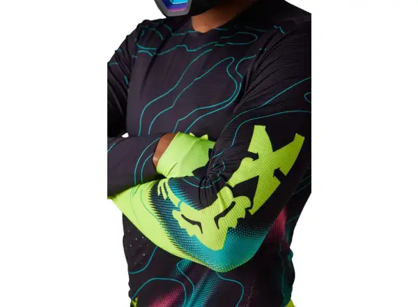 Fox Flexair Lunar men's jersey long sleeve Black