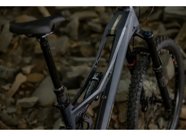 Rock Machine Whizz FS III 90 AXS mountain bike Matte Milionaire Blue