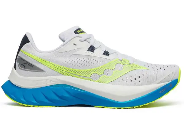 Saucony Endorphin Speed 4 men's shoes White/Viziblue