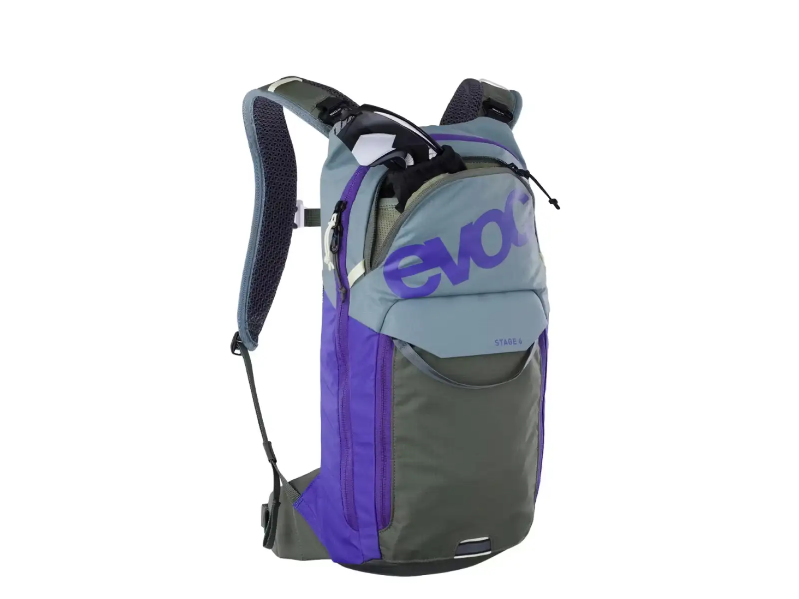 Evoc Stage 6 l backpack Steel/Violet/Dark Olive