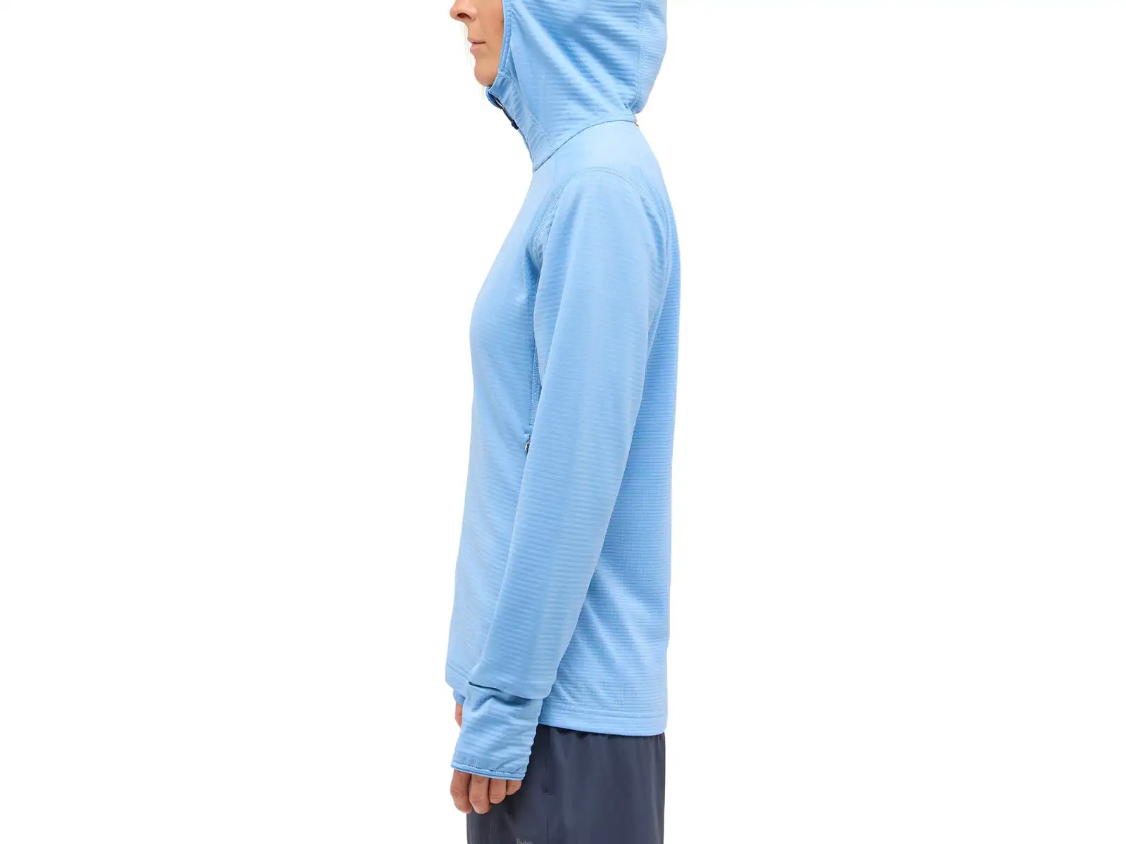 Haglöfs L.I.M Mid Multi Hood women's hoodie light blue