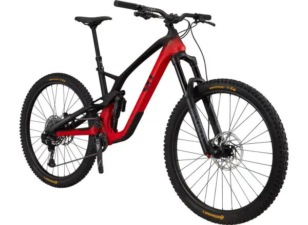 GT Force 29 Carbon Elite full suspension mountain bike Red