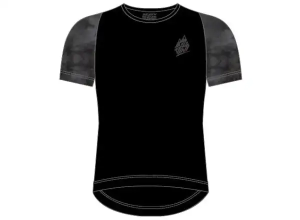 Silvini Denna women's jersey short sleeve Black/Charcoal