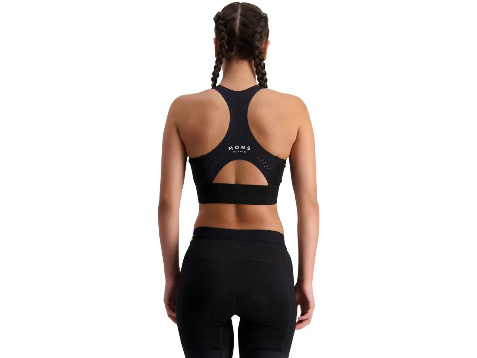 Mons Royale Stratos Merino Shift Sports bra black