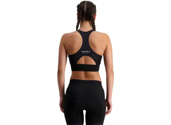 Mons Royale Stratos Merino Shift Sports bra black