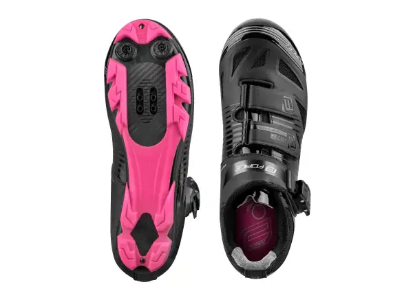 Force MTB Turbo lady women's cycling shoes black/pink