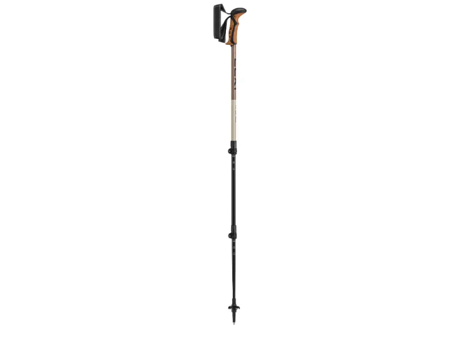 Leki Khumbu trekking poles black-pale clay light-pale clay dark