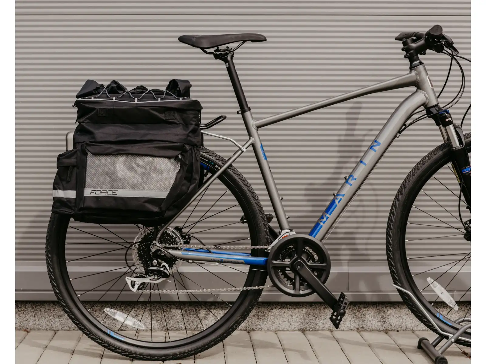 Force Target triple pannier bag for rack 35 l black