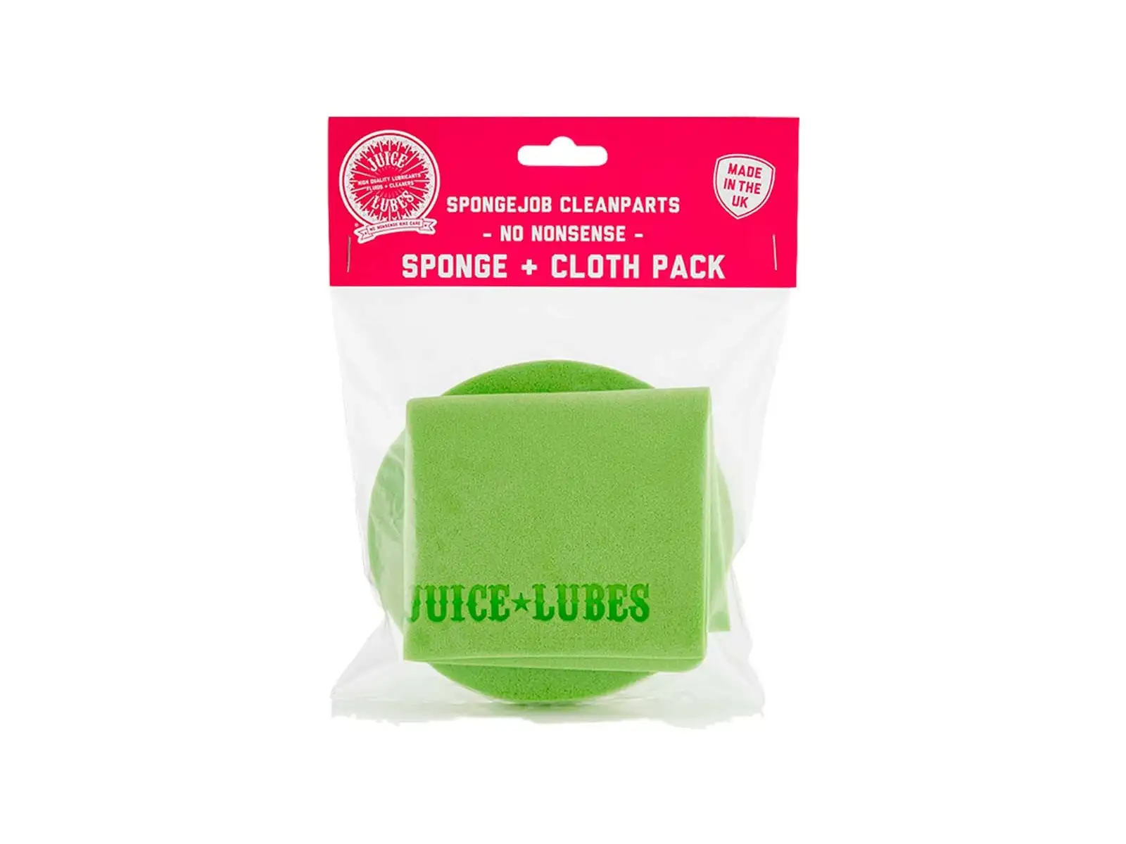 Juice Lubes SpongeJob cleaning sponge and cloth