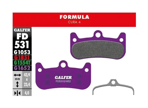 Galfer FD531 E-bike G1652 brake pads for Formula