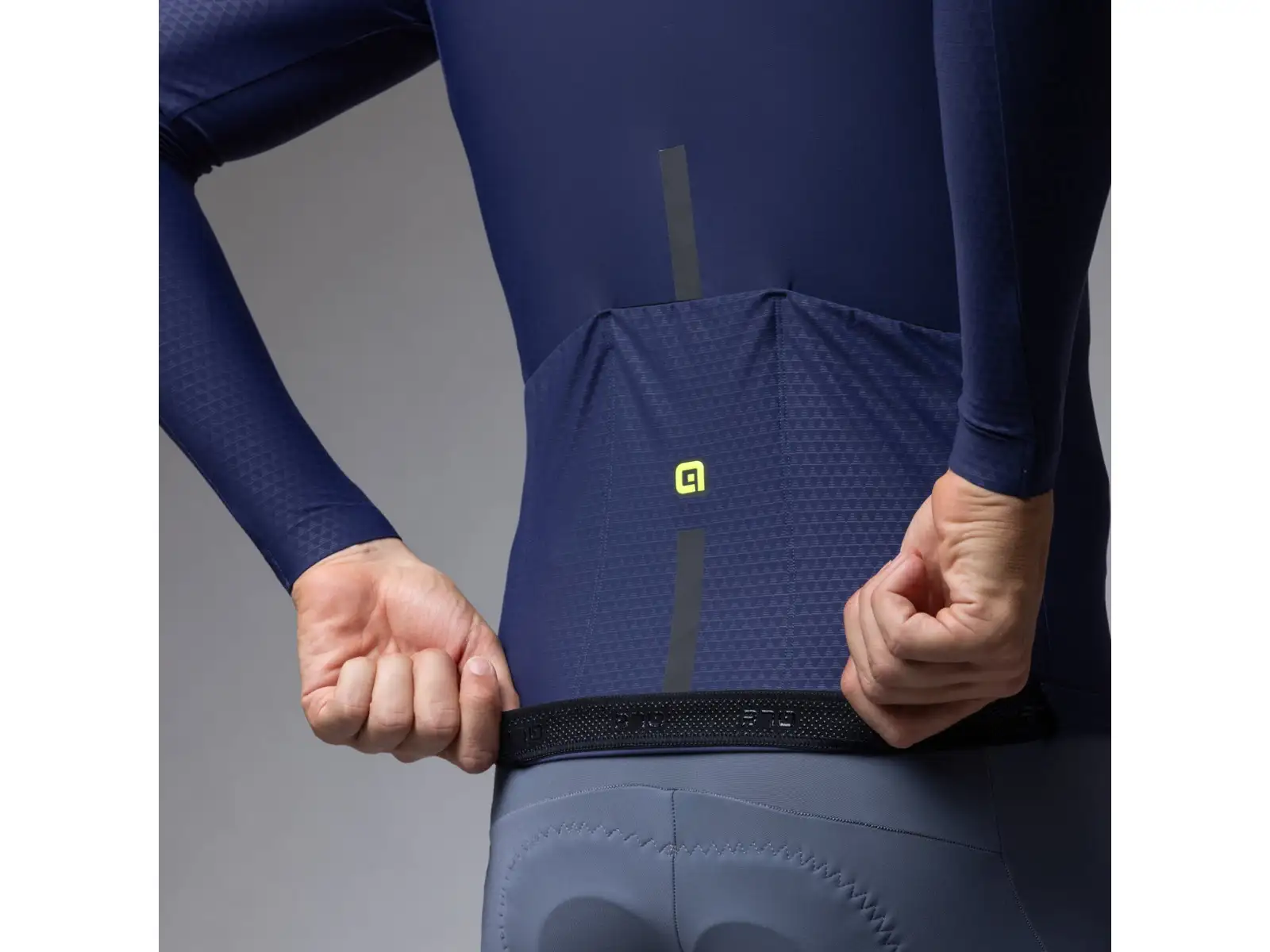 Alé R-EV1 Warm Race men's insulated cycling jersey Blueish