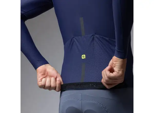 Alé R-EV1 Warm Race men's insulated cycling jersey Blueish