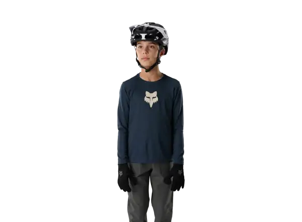 Fox Ranger Youth Head kids jersey long sleeve Galaxy blue