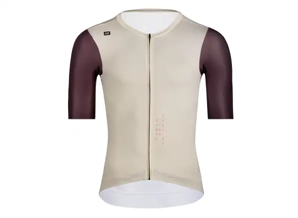 Force Limit men's short sleeve jersey beige/brown