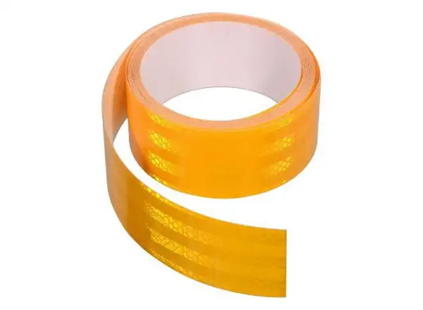 Compass reflective self-adhesive tape 1m x 5cm yellow
