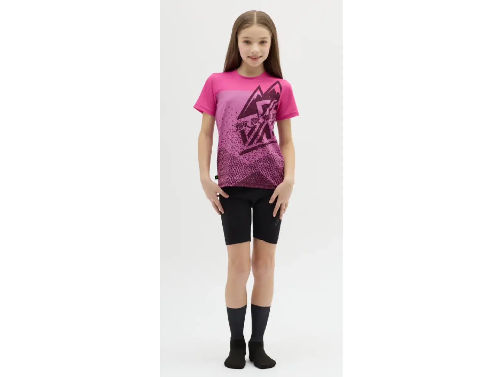 Silvini Denni kids jersey Plum/Pink