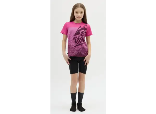 Silvini Denni kids jersey Plum/Pink