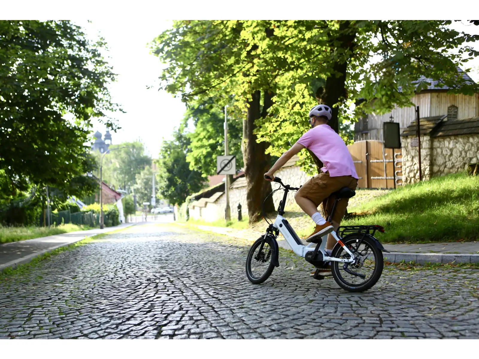 Ecobike Rhino Cruise 630 Wh Arctic White folding electric bike