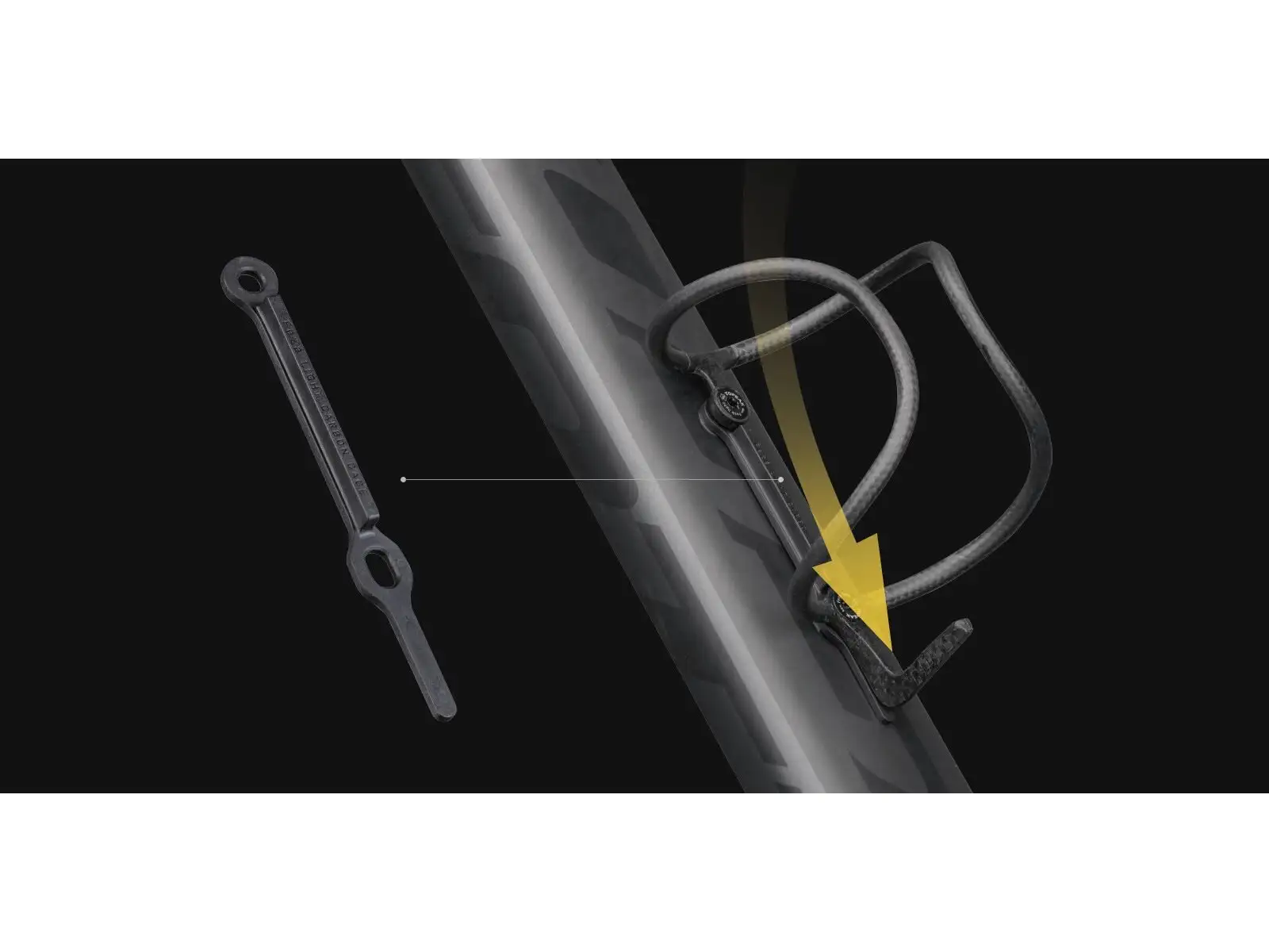 Topeak Feza Cage Tubular Carbon bottle cage R10 Black
