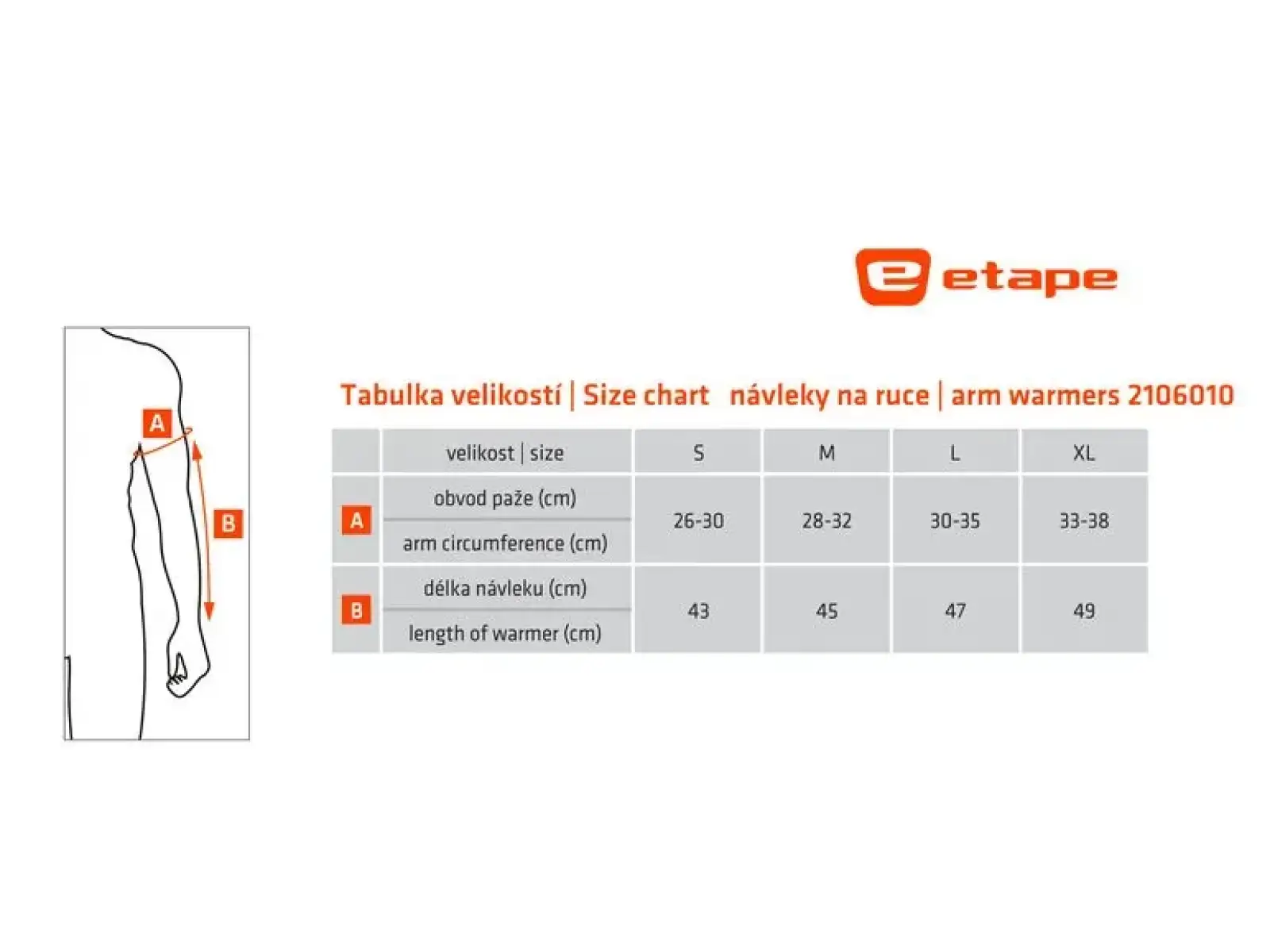 Etape arm warmers black