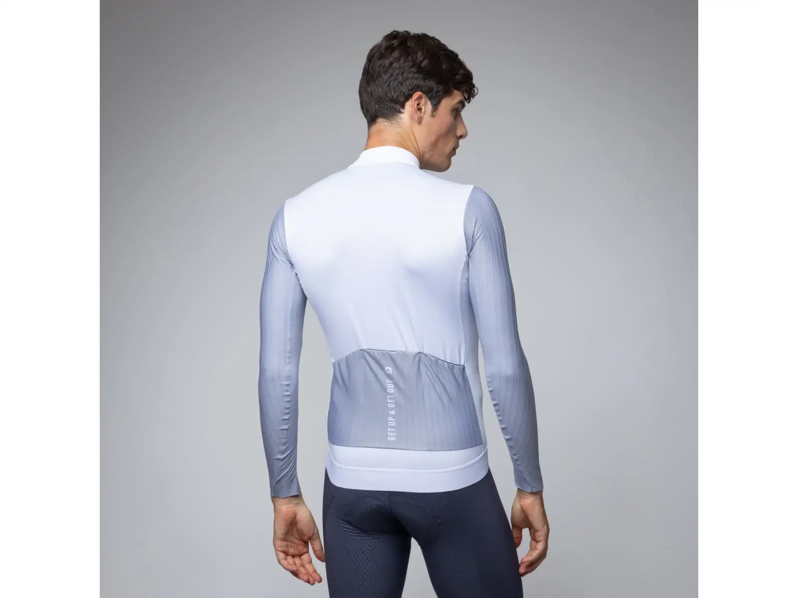 Alé PR-E Follow Me men's insulated jersey long sleeve White