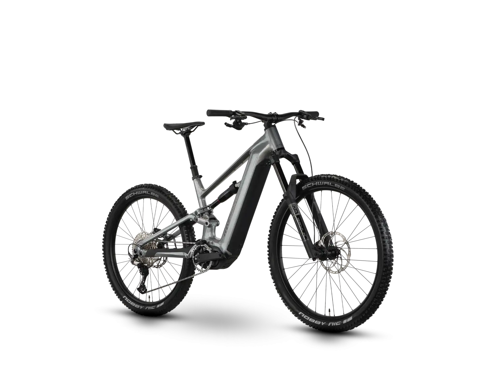 Raymon Ravor Comp darksilver marble full-suspension e-bike