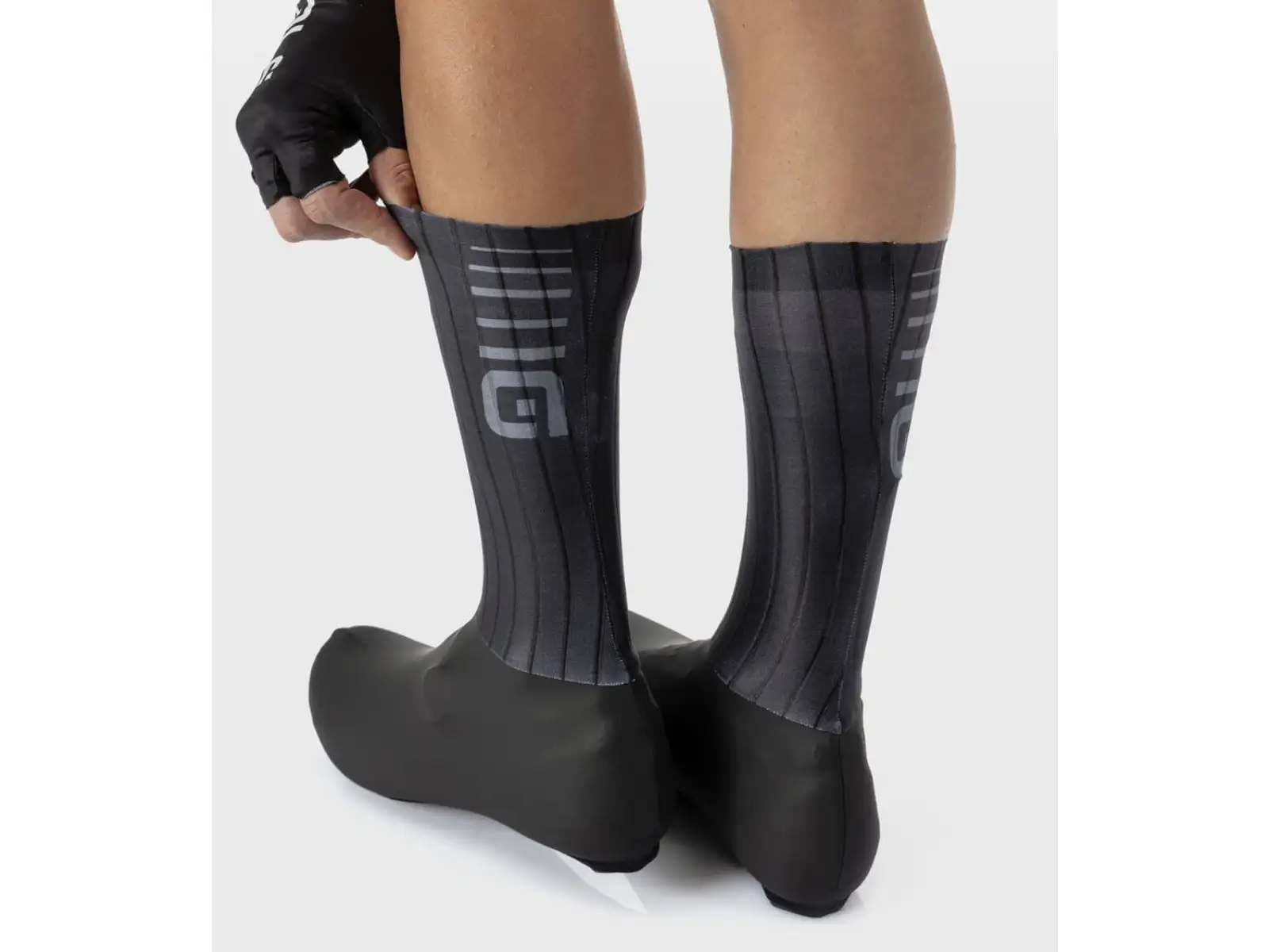 Alé Whizzy Shoecover bike shoe covers Black/Grey