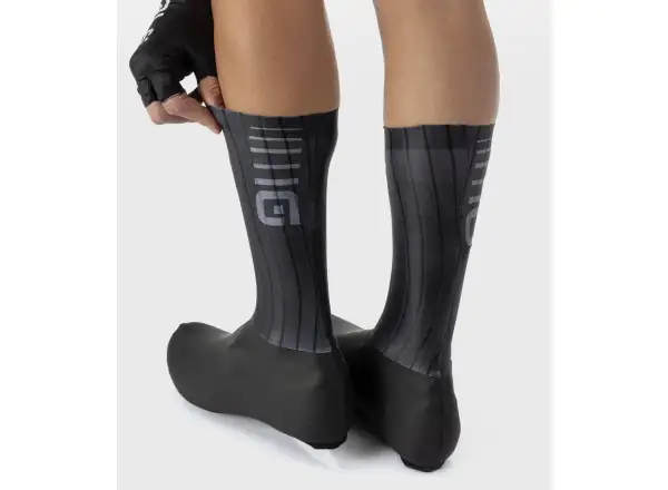 Alé Whizzy Shoecover bike shoe covers Black/Grey
