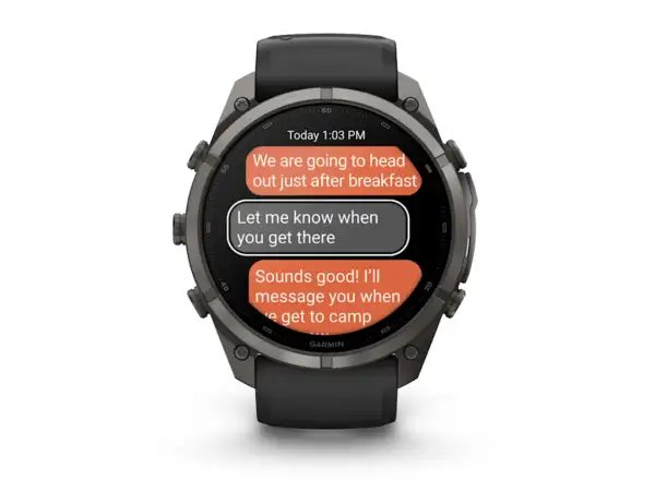Garmin Fénix 9 Pro inReach 51 mm smart watch Carbon gray DLC Titanium Black/Pebble gray