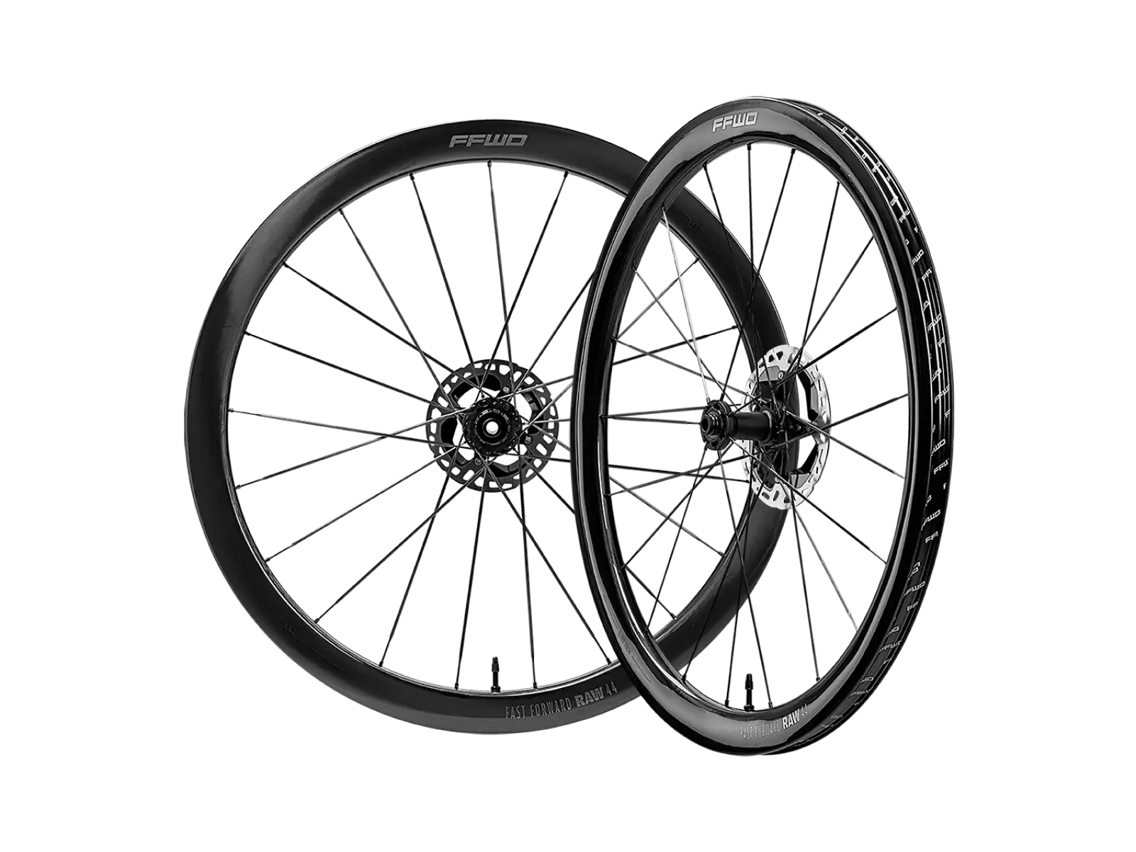 FFWD RAW CS 44 road wheelset Gloss Black