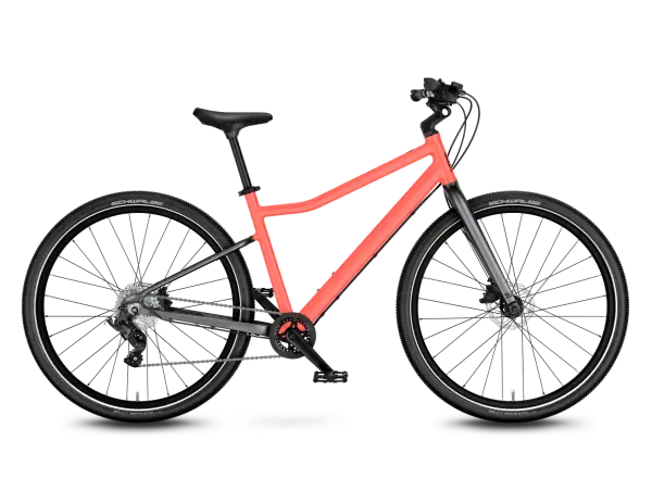 Woom 6 Explore kids bike 26" Neon Coral